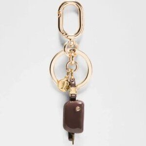 Lululemon Everywhere Belt Bag Charm Keychain Goodnight Plum/Gold